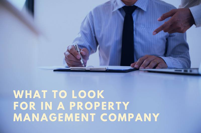 What to Look for in a Property Management Company