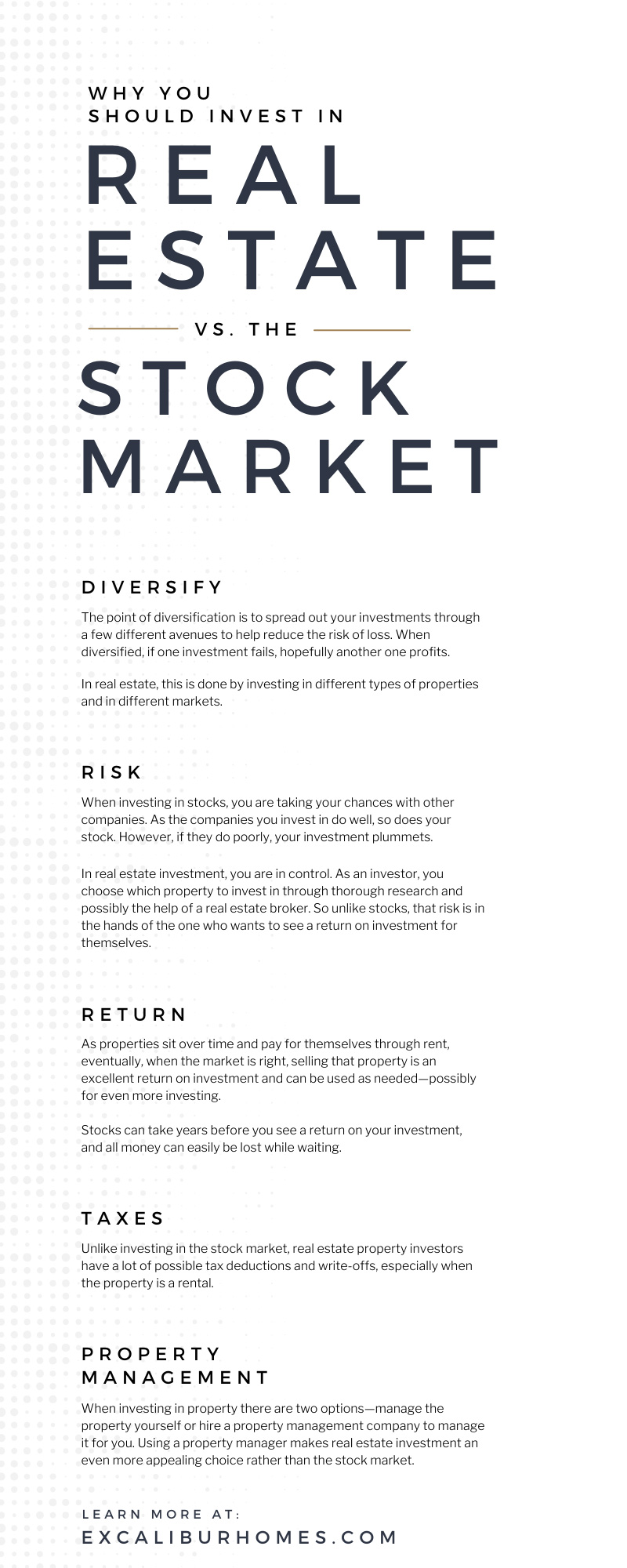 Why You Should Invest in Real Estate vs. the Stock Market