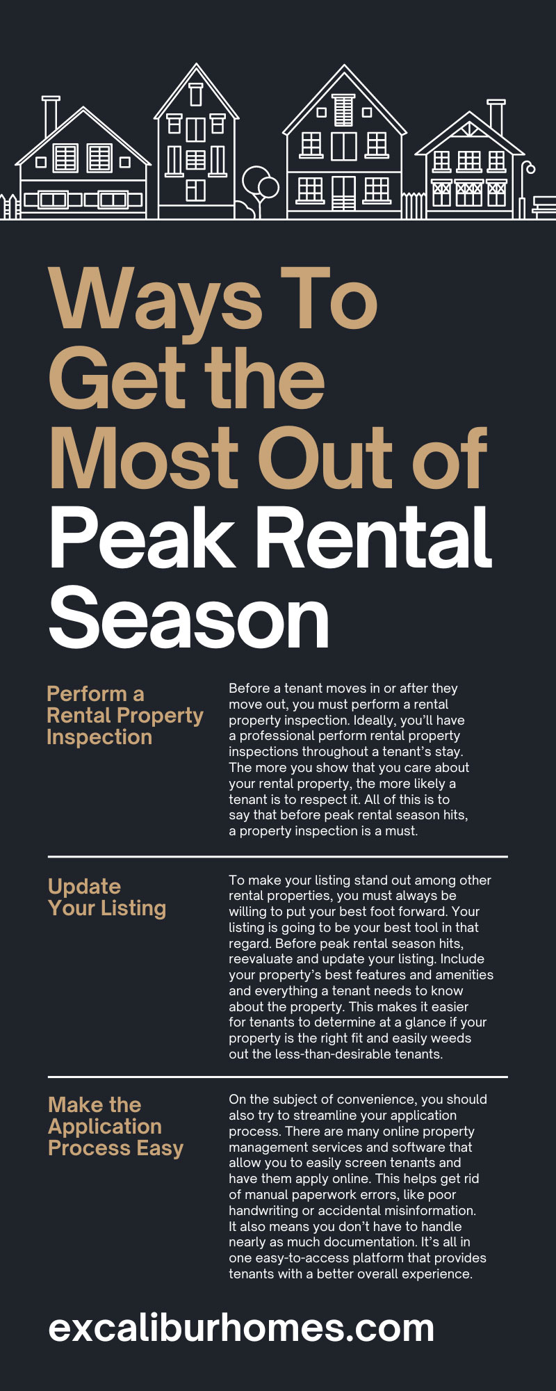 10 Ways To Get the Most Out of Peak Rental Season