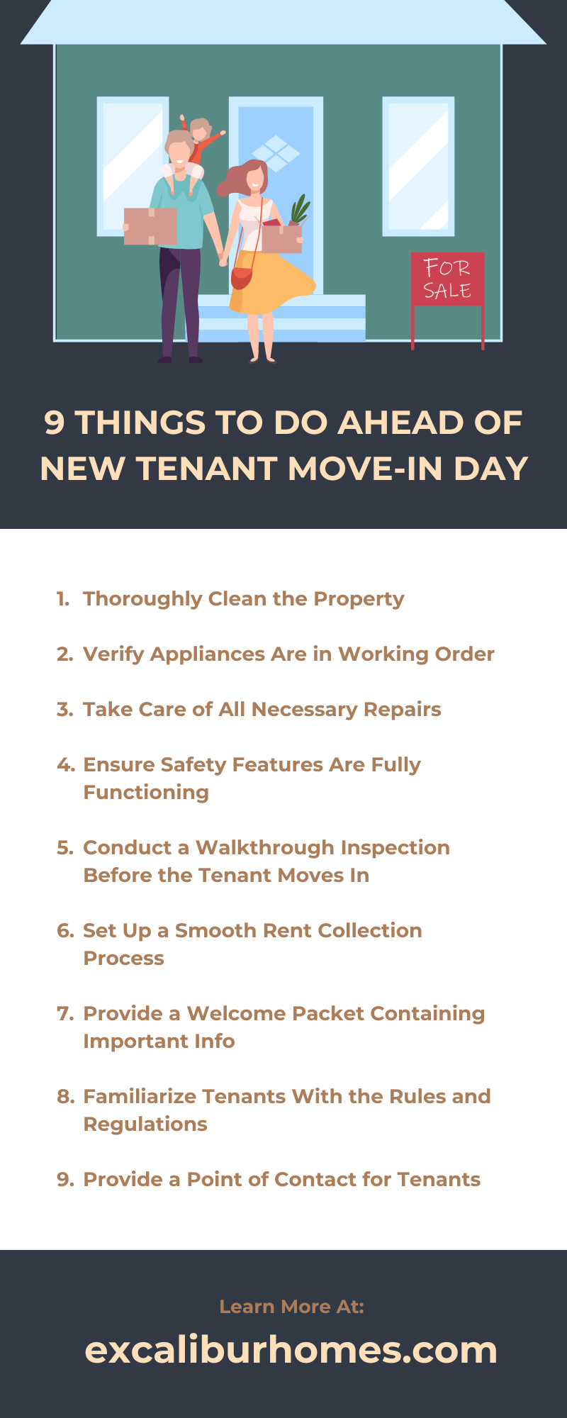 9 Things To Do Ahead of New Tenant Move-in Day